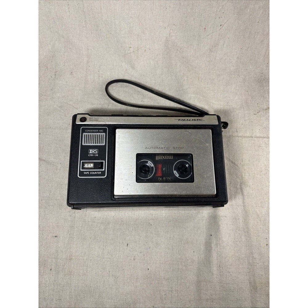 Realistic Cassette Tape Recorder CTR-39 Model 14-819 Parts Or Repair